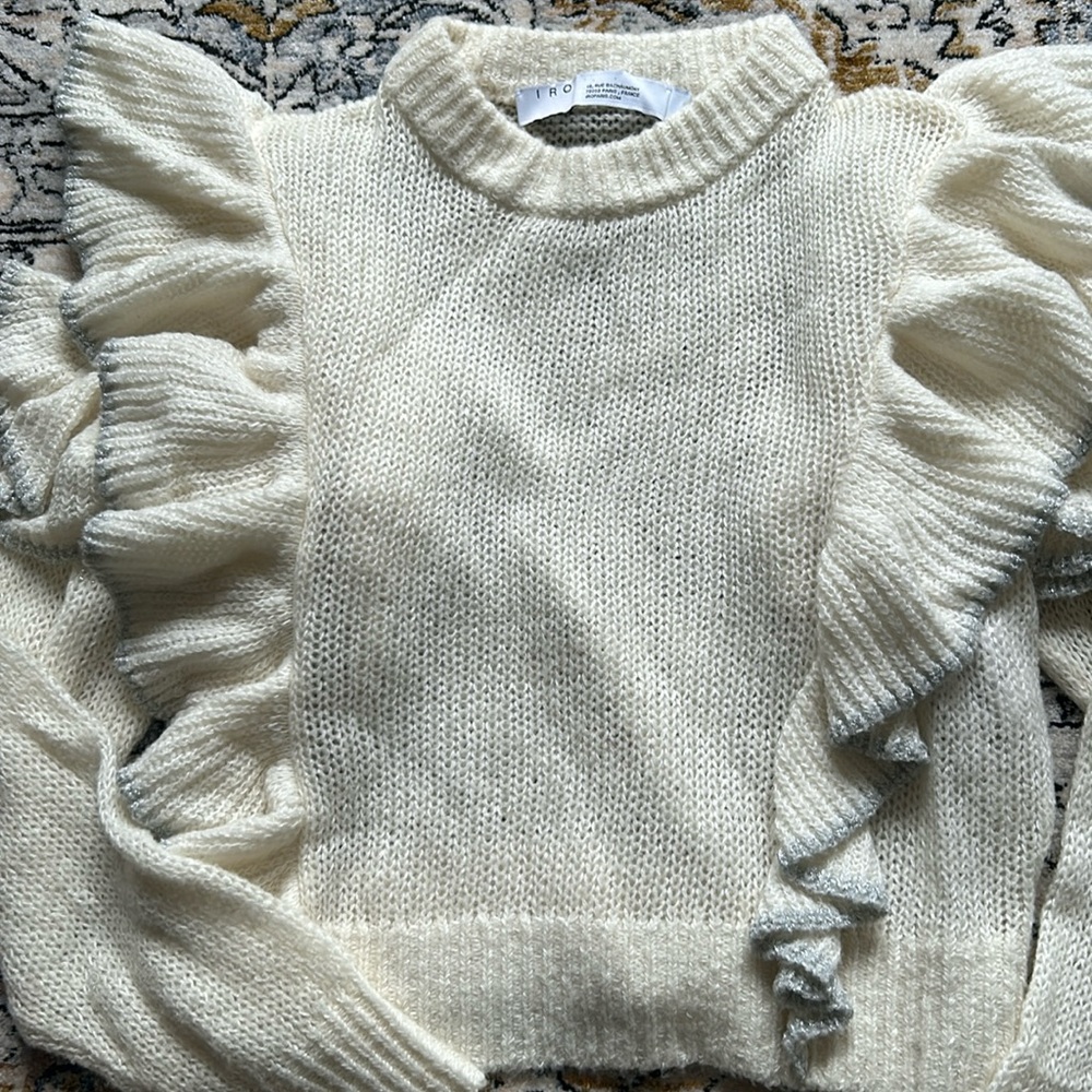 White knit IRO sweater